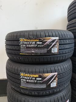 215 55 17 Blackhawk $85 Each