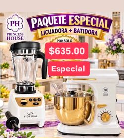 Especial $635.00 Licuadora Alta Potencia Y Nueva Batidora De Mostrador Elegante 7qt Princess House Ventas Finales
