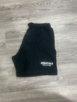 Essentials Jet Black Shorts