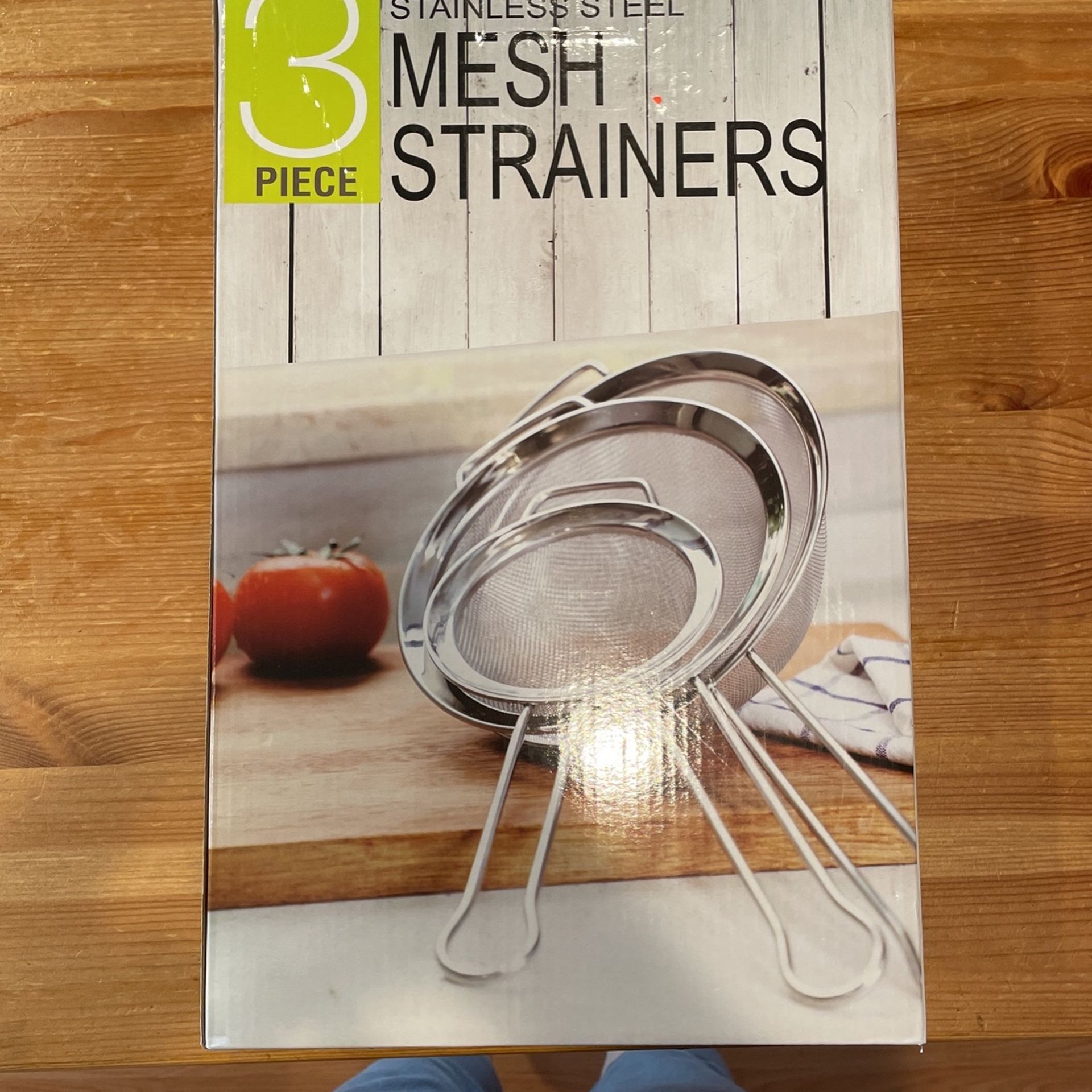 Stainless Steel Mesh Strainers 3 Piece