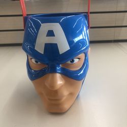 Captain America Bucket Head