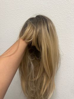 Blonde wig