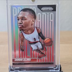 Panini 2025-26 Prizm Prizm Mania Damian Lillard Portland #8 Insert Card