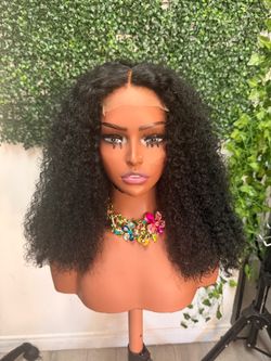 Afro kinky custom wig