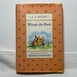 Winnie-the-Pooh A.A. Milne Hardcover Dust Jacket 1988 E.P. Dutton Illustrated