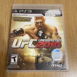 UFC Disputed 2010 PS3