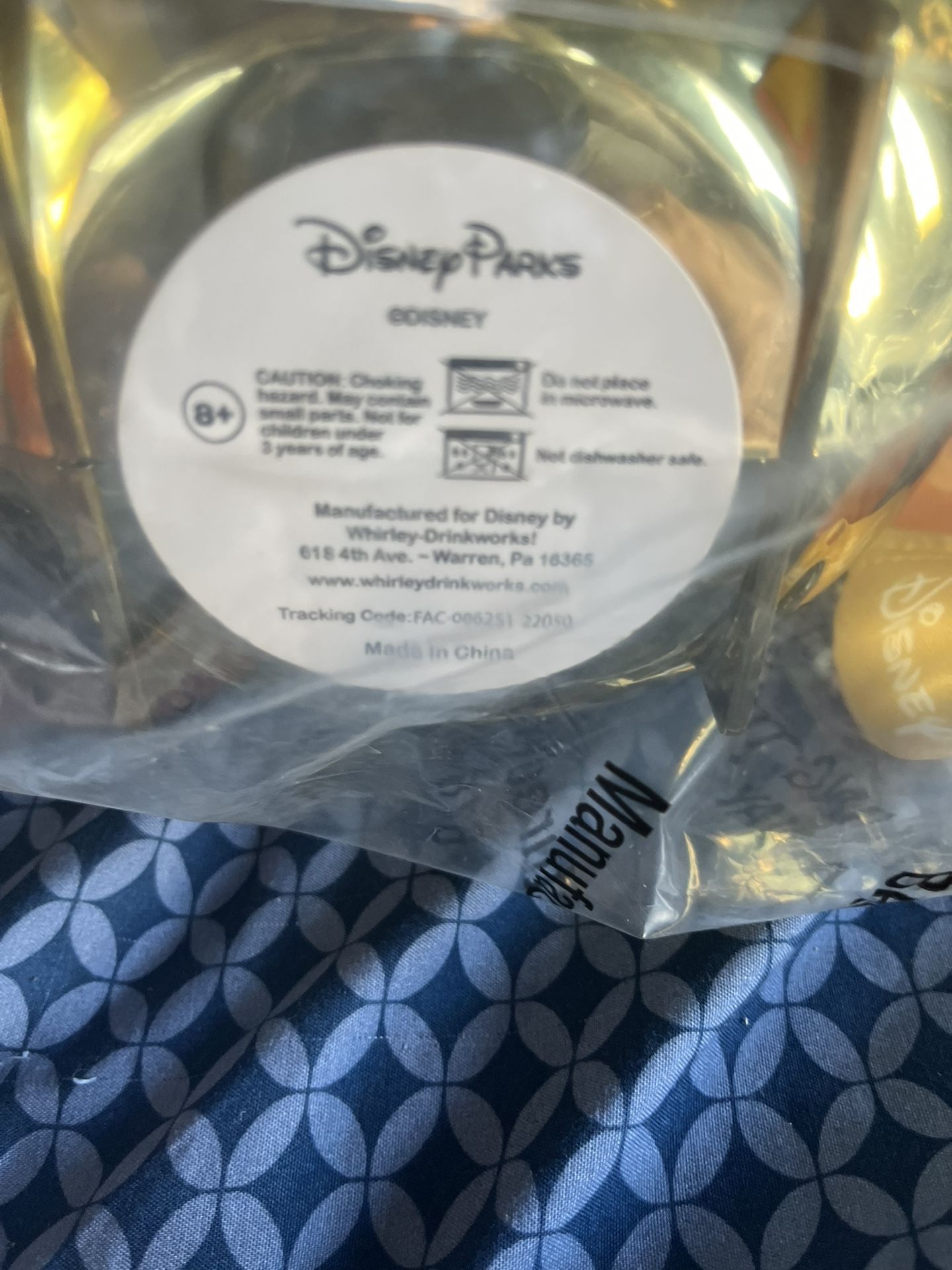 Disney Park Popcorn Bucket Metallic Color
