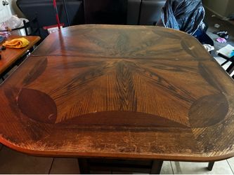 Wooden Table with 4 chairs