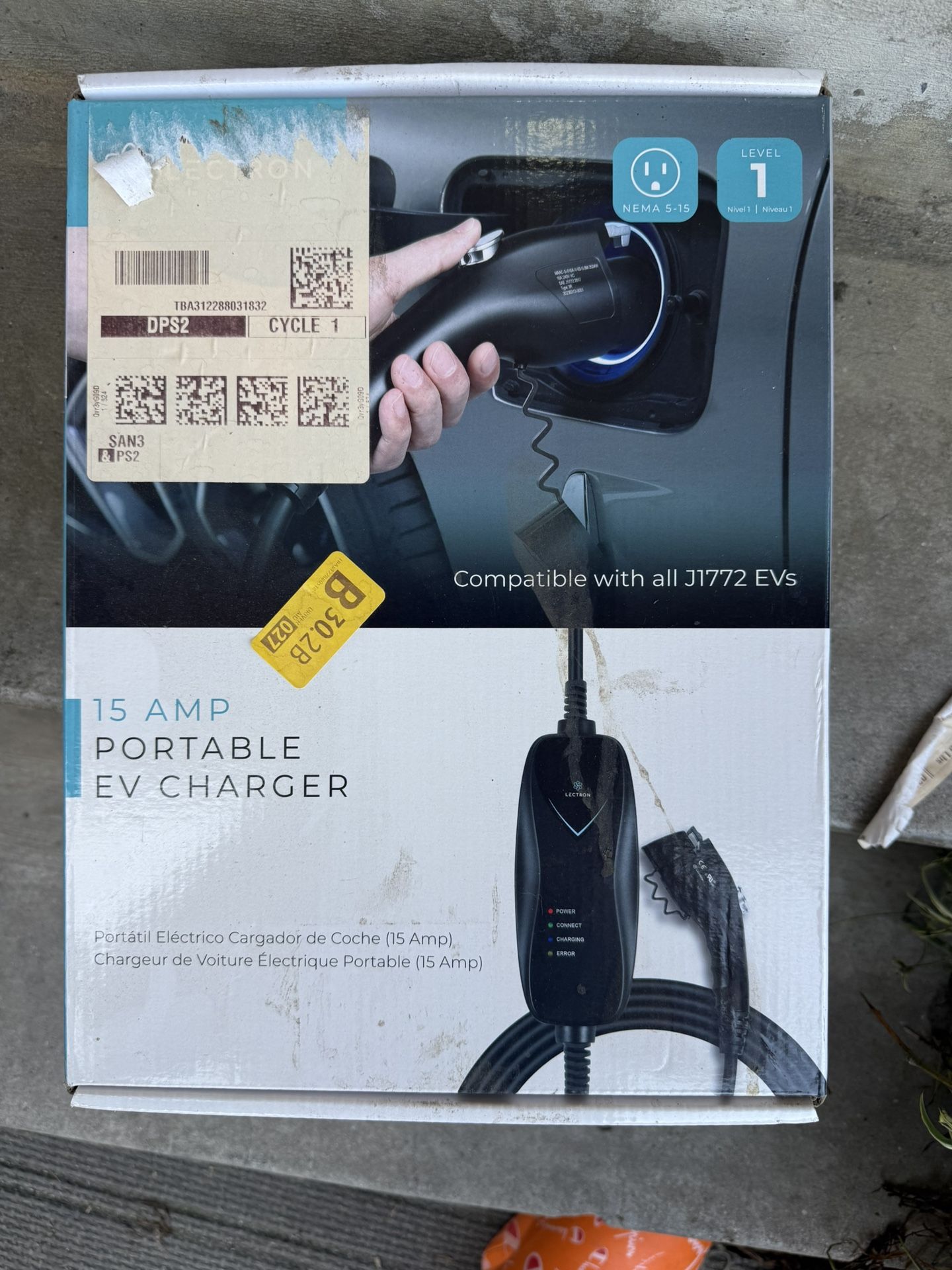 Electron EV Charger SAE J1772