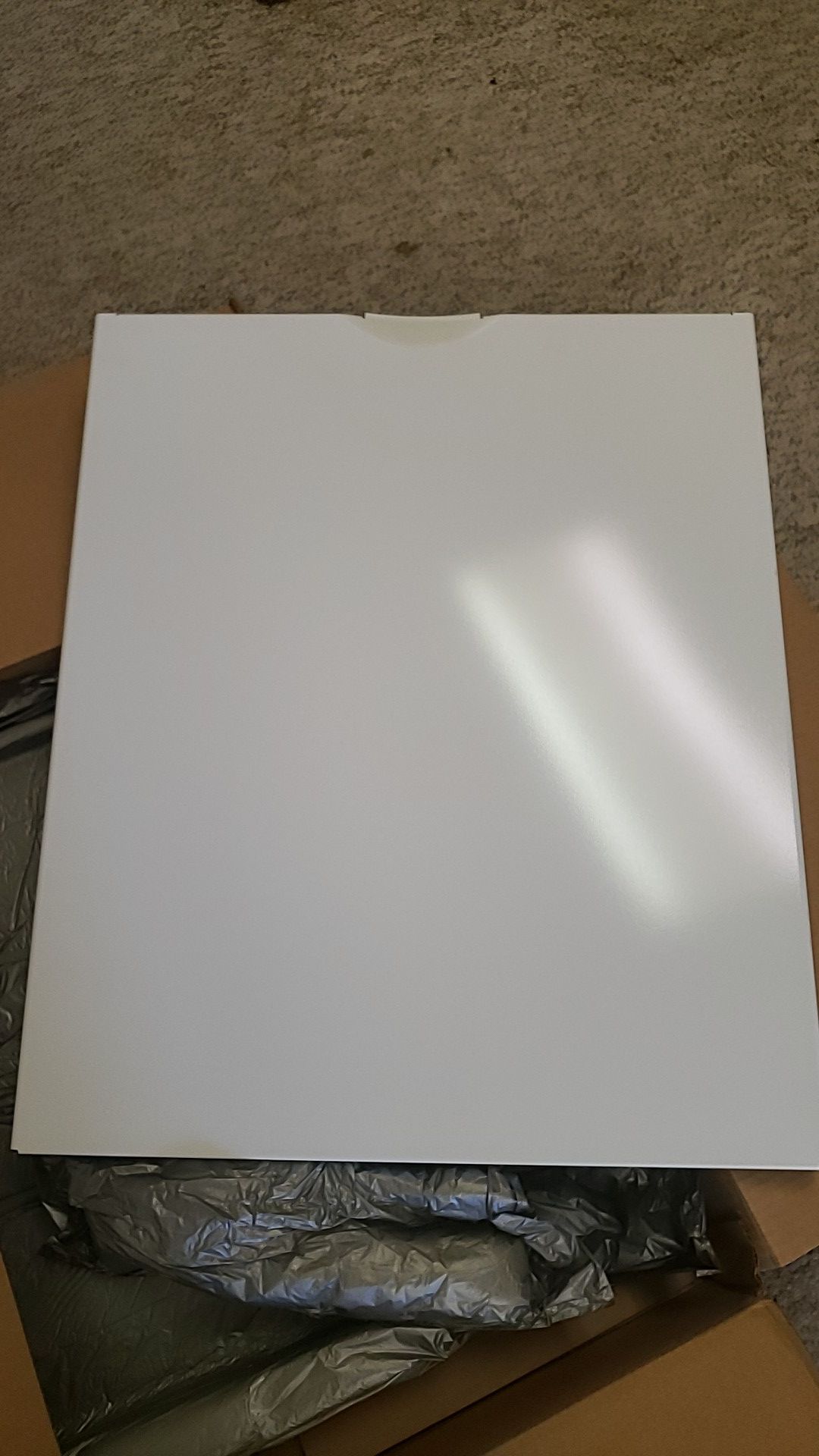 Bosch dishwasher front door panel white