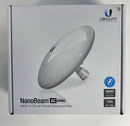 Pair of ubiquity nano beam radio