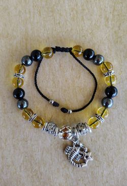 Escorpion, Piedras Naturales 8mm