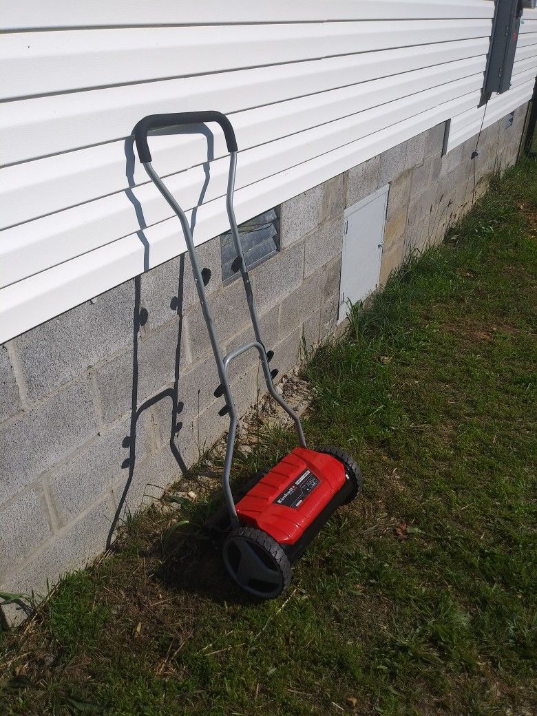 Einhell GE-HM 38 S-F Manual Deluxe 15-Inch 5-Blade High-Quality Steel Reel Mowing System Push Reel Mower
