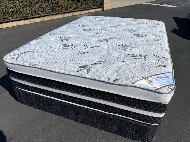 Queen Orthopedic Bamboo Pillow Top!!