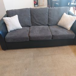 Gray Sofa + Loveseat Set $295
