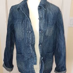 Lauren Jeans Co Ralph Lauren Women Denim Jacket Size L Toggle Button