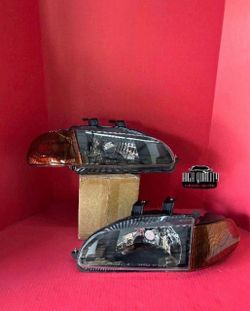 Honda Civic 1992. 1995 Headlights.