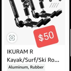 KAJAK SKI RACK NEW OPEN BOX"IKURAM"