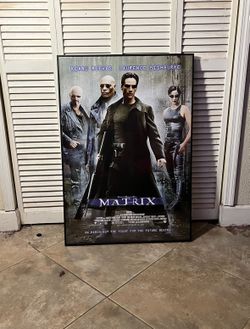 Poster Matrix Glass Framed