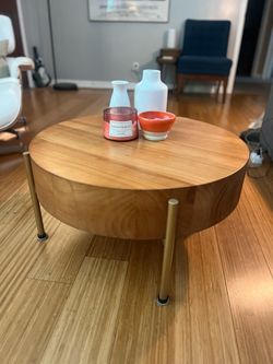 Sleek Round Coffee Table