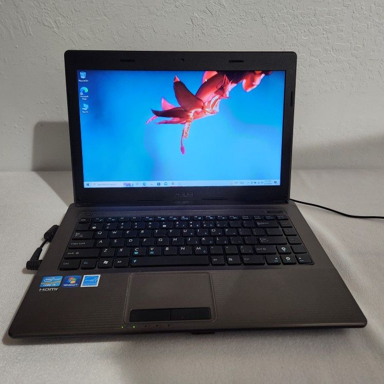 ASUS X44H 14" Laptop Intel 64bit Core i3-2350M (2.30 GHz) 4GB RAM 500GB HDD - TESTED & Installed Fresh Windows 10 OS & NEW 500GB Hard Drive