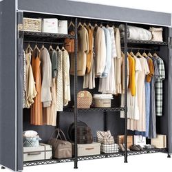  Clothes Rack with Cover 800 LBS 