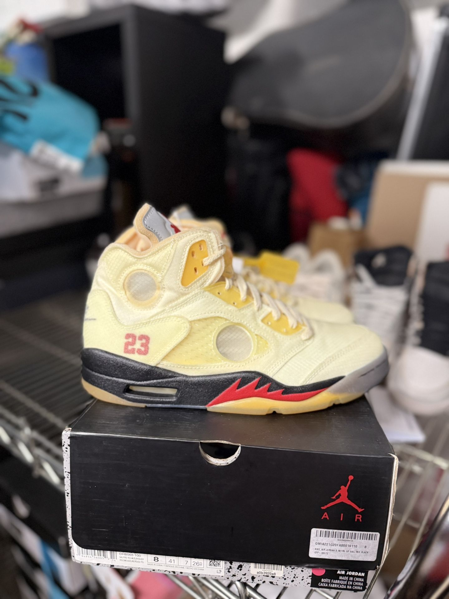 Air Jordan 5 Retro Off White Sail