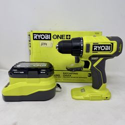 RYOBI ONE+ 18V Cordless 1/2 in. Drill/Driver Kit with (1) 1.5 Ah Battery and Charger