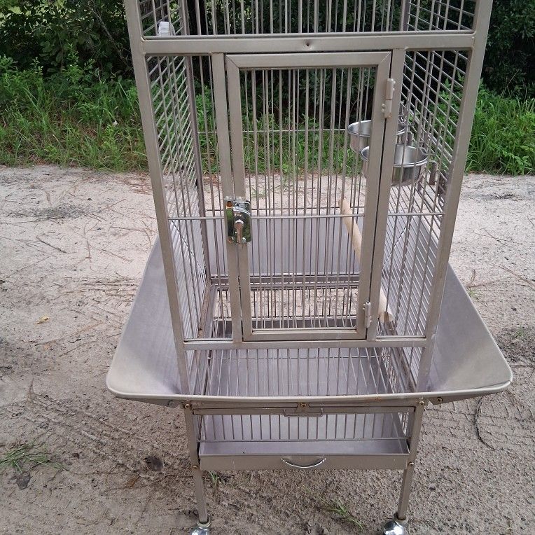 Bird Cage With Play Pen 59 In T