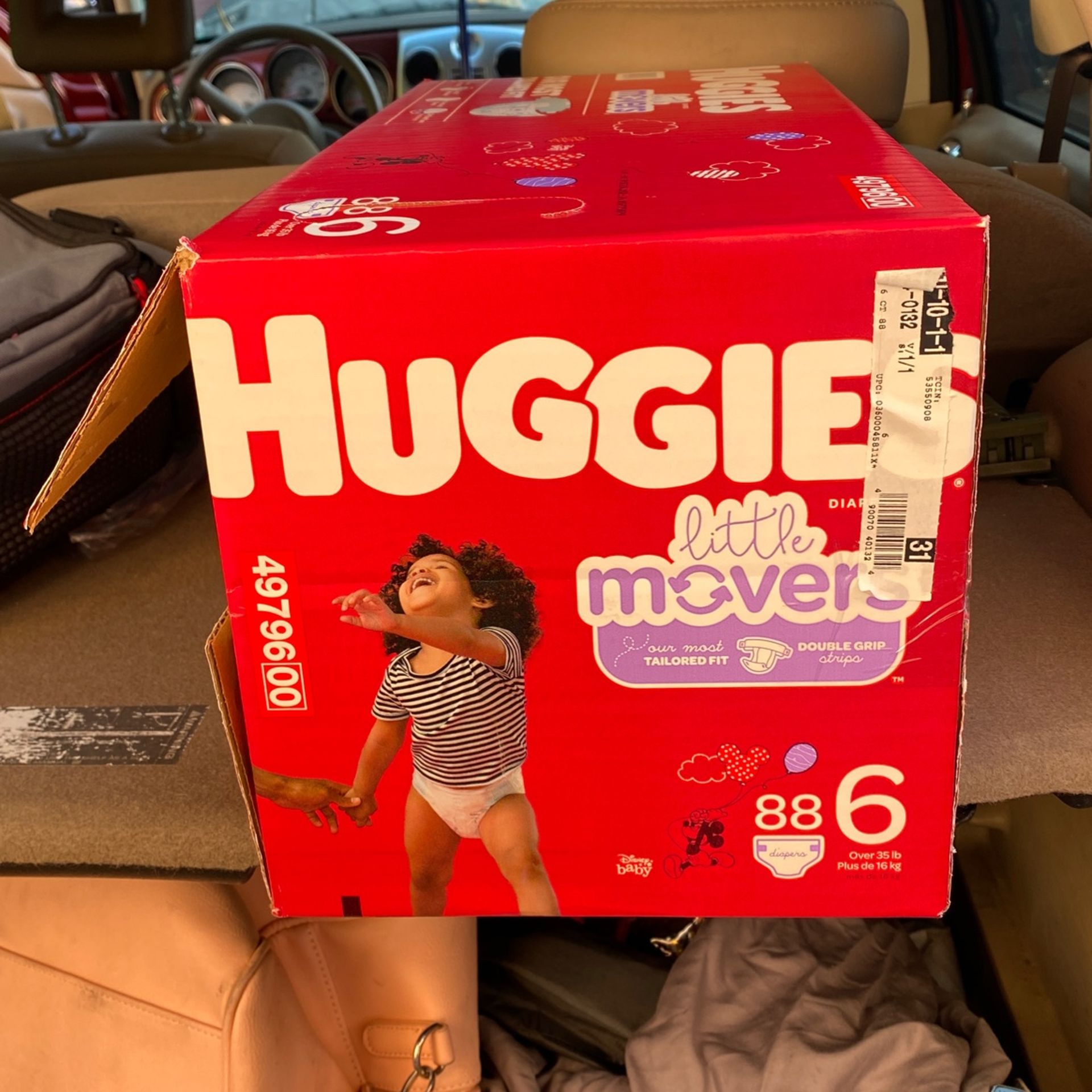 Buggies Mover Size 6 Box Of 88 Brand New