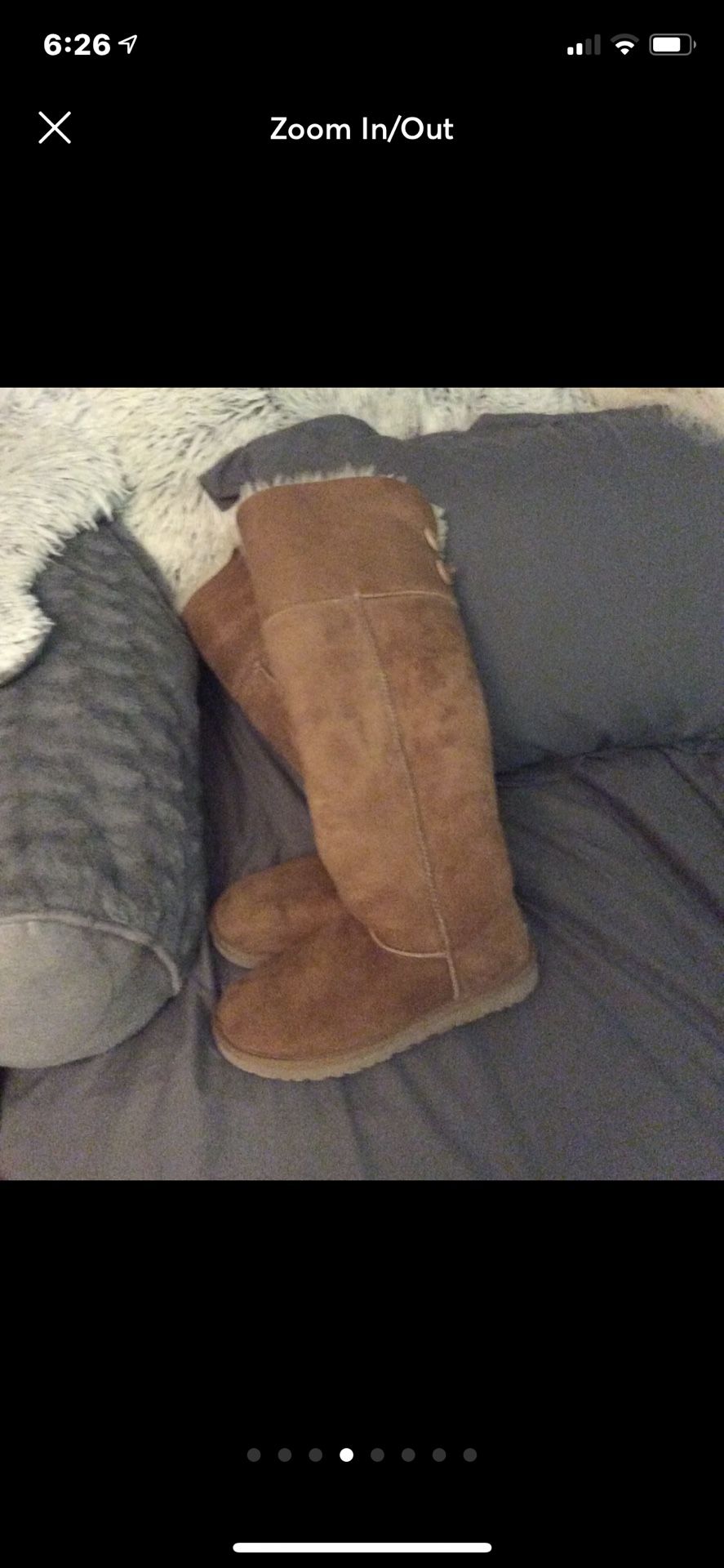 Ugg over the knee boots size 7.