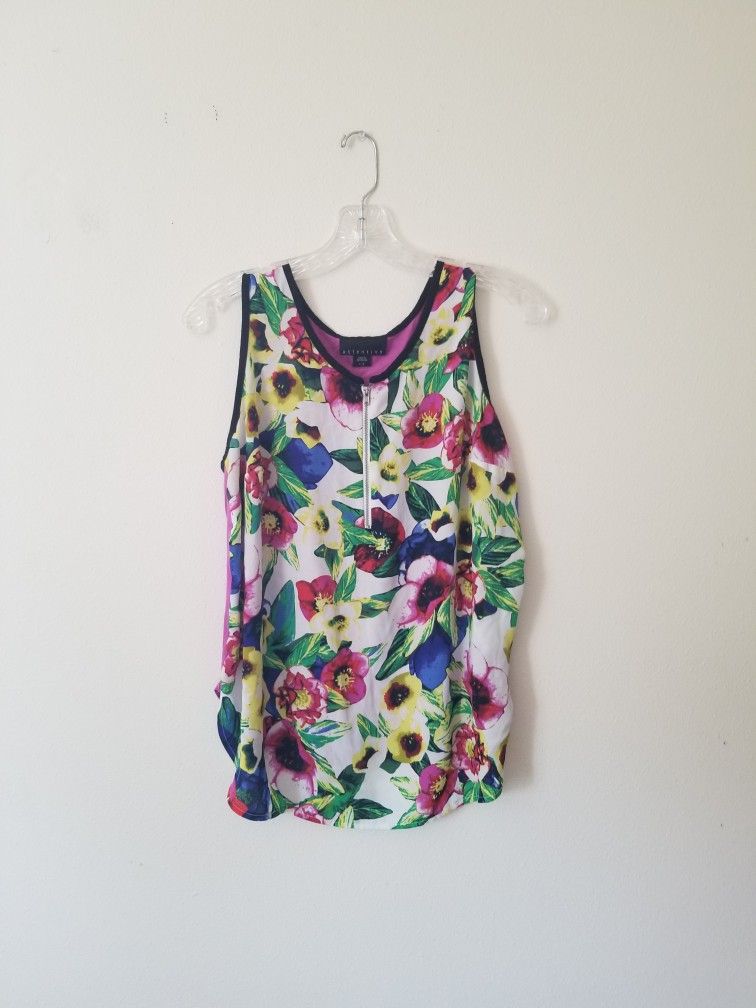 Purple Floral Tank