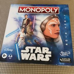Star Wars Monopoly Light Side Board Game New 
