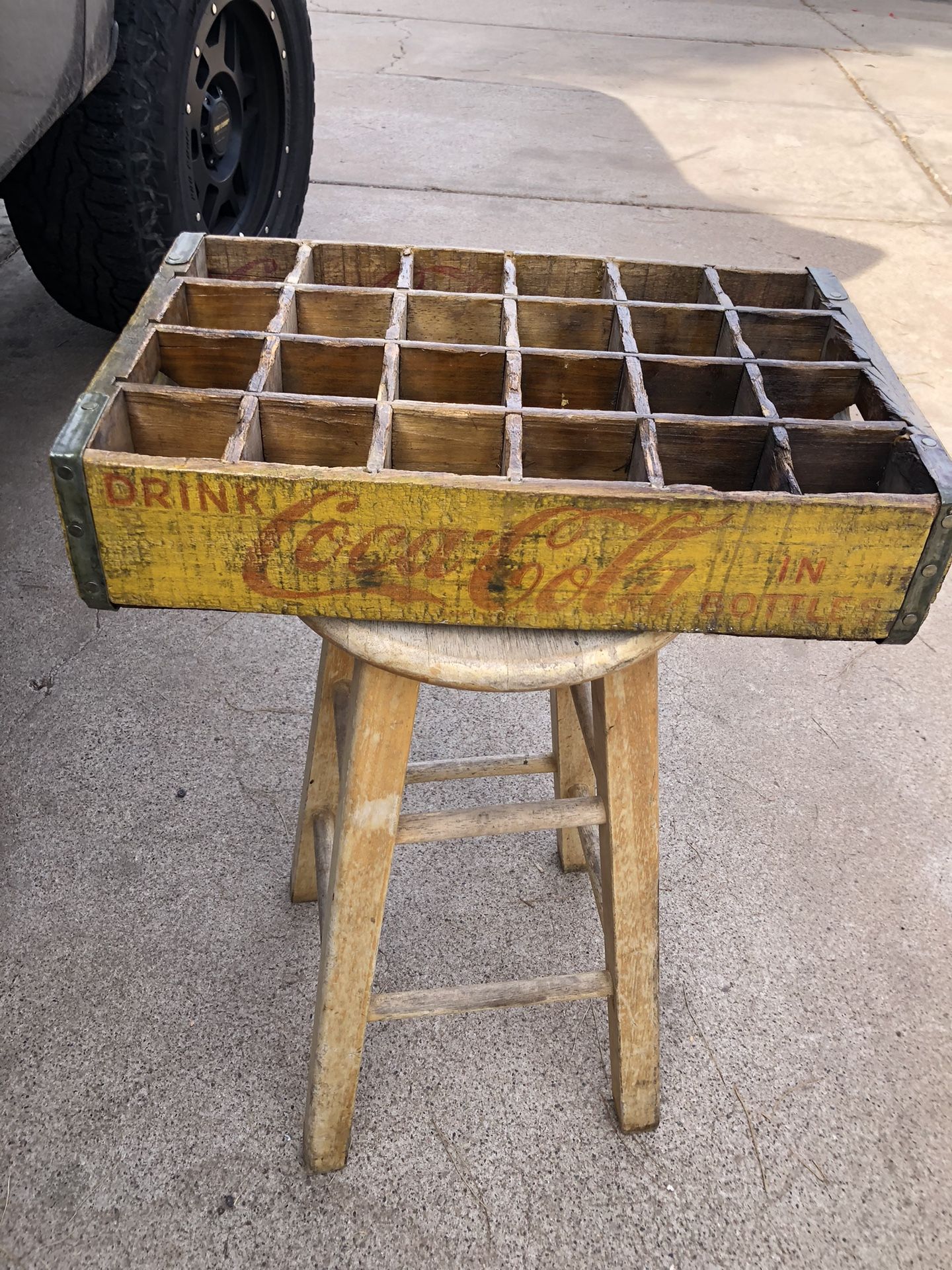 Wooden Coca Cola Bottle Crate