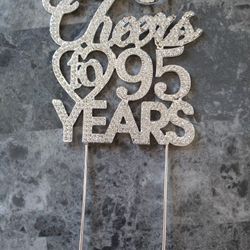 Rhinestone Cake Topper