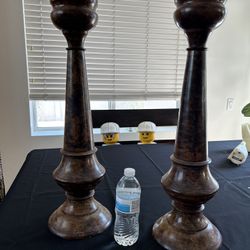 Huge Candle Holders- Both $10