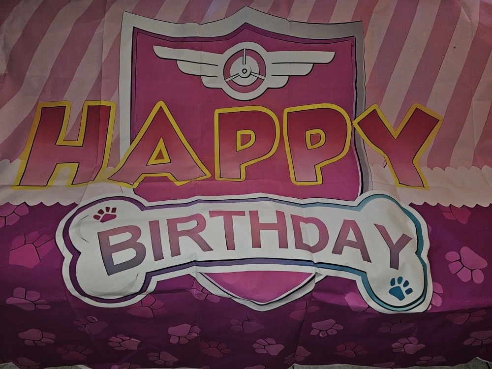 Paw Patrol Backdrop