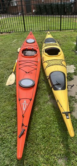 Dagger and Prijon sea kayaks