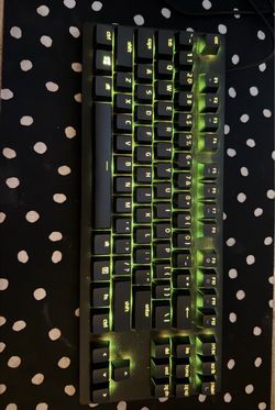 Mechanical Gaming Keyboard with Green Backlight