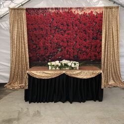 Backdrop Decoration/ Flower Backdrop/ Party/ Table Setup/ Party Decorations
