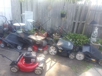 Regular push and Self propelled lawnmowers for sell