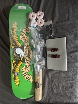 Brand New Complete Skateboard (Anti Hero Deck)