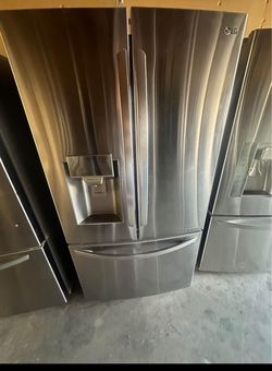 LG 3-Door French Door Stainless Steel Fridge