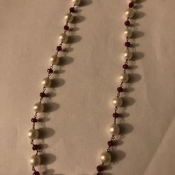 Pearl & Jasper Necklace 