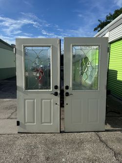 Exterior double door set 71x78.5