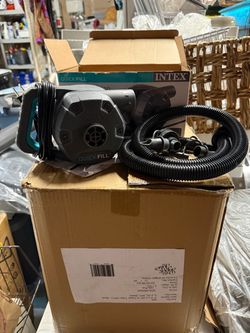 Intex Quick-Fill High-Airflow Electric Air Pump – 1,100 L/min – $10