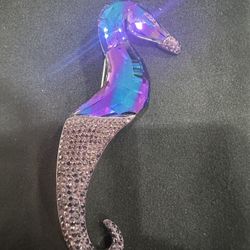 Swarovski Celaya Seahorse Brooch