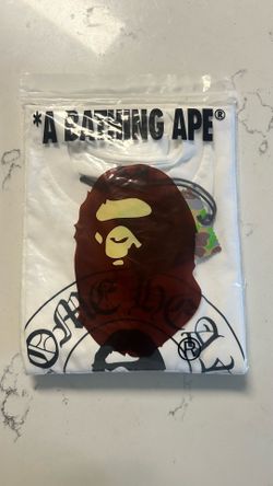 BAPE X CHROME HEARTS TEE SIZE M