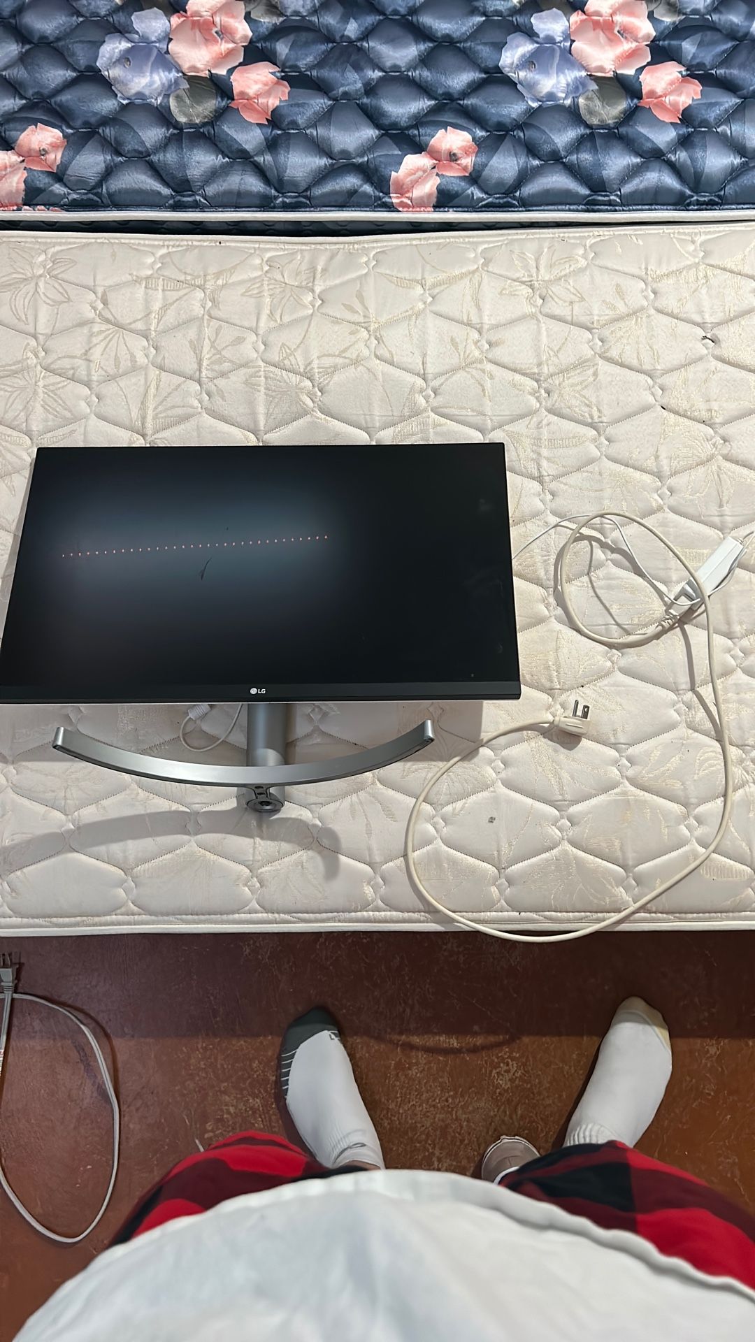 Desktop Monitor. A Little Wider Than 24”. Fully Functional, No Sound