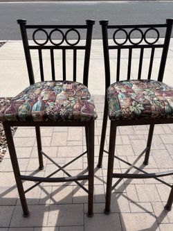 Wrought Iron Bar Stools